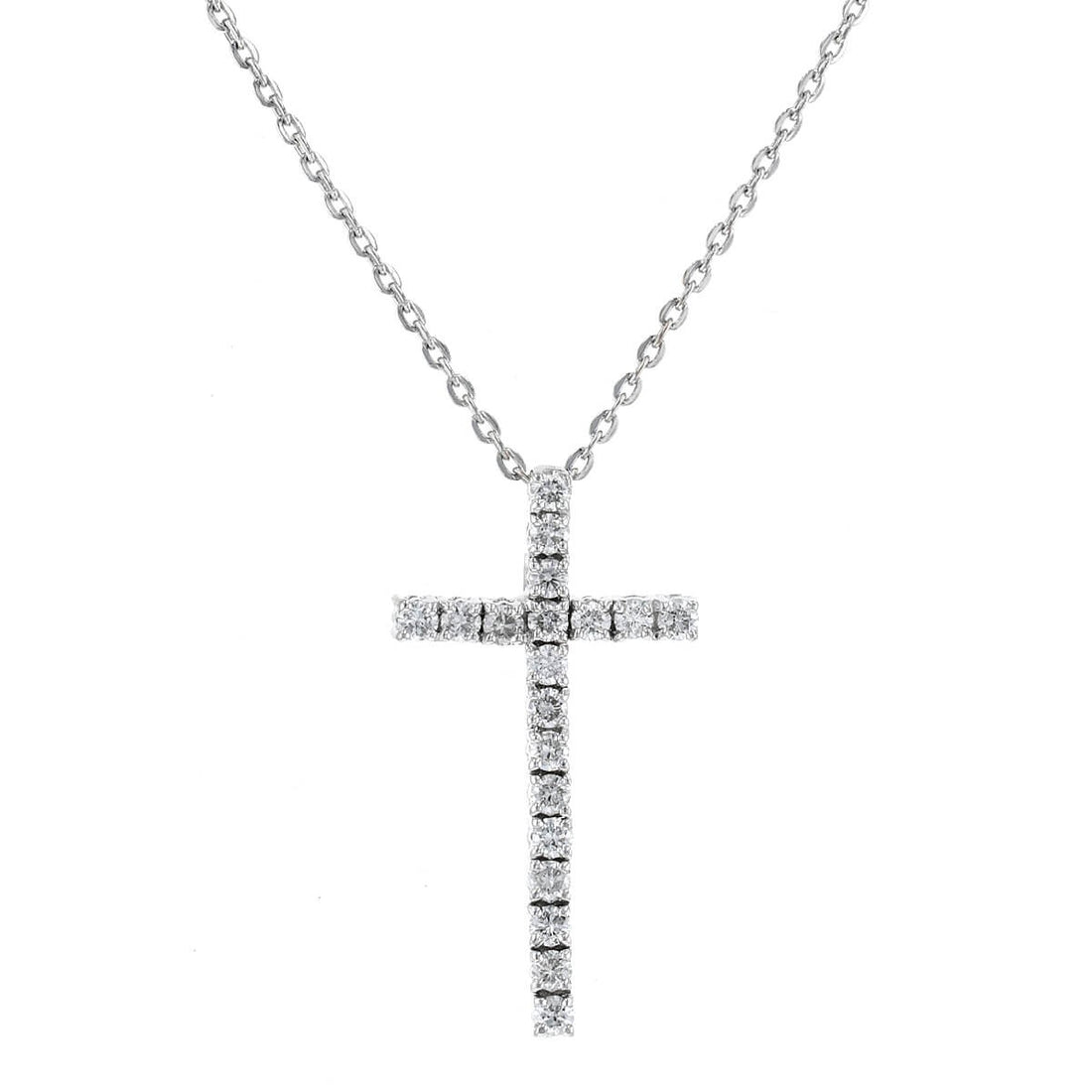 Diamonds and gold chain pendant