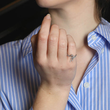 Diamonds and gold Djula ring