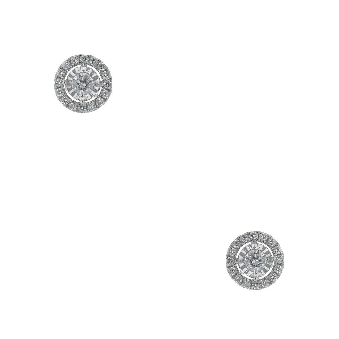 Diamonds and gold earrings