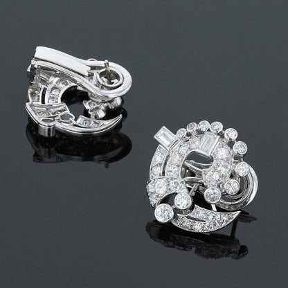 Diamonds and gold earrings