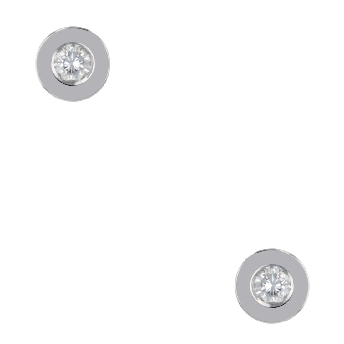 Diamonds and gold earrings
