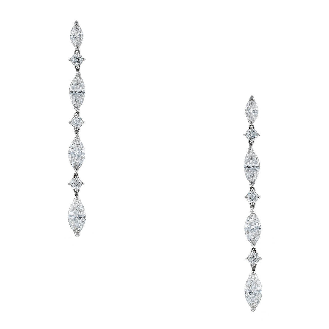 Diamonds and gold earrings