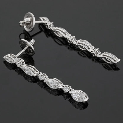 Diamonds and gold earrings