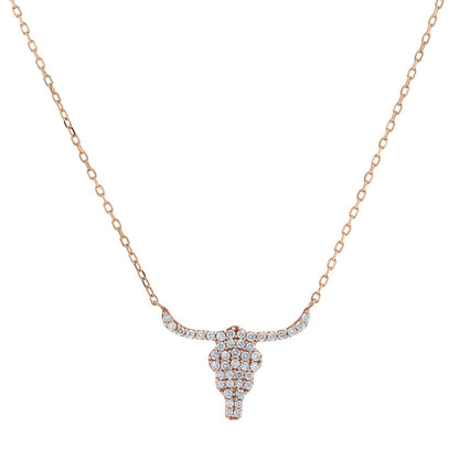 Diamonds and gold necklace