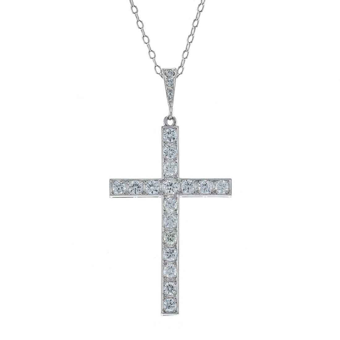 Diamonds and gold pendant