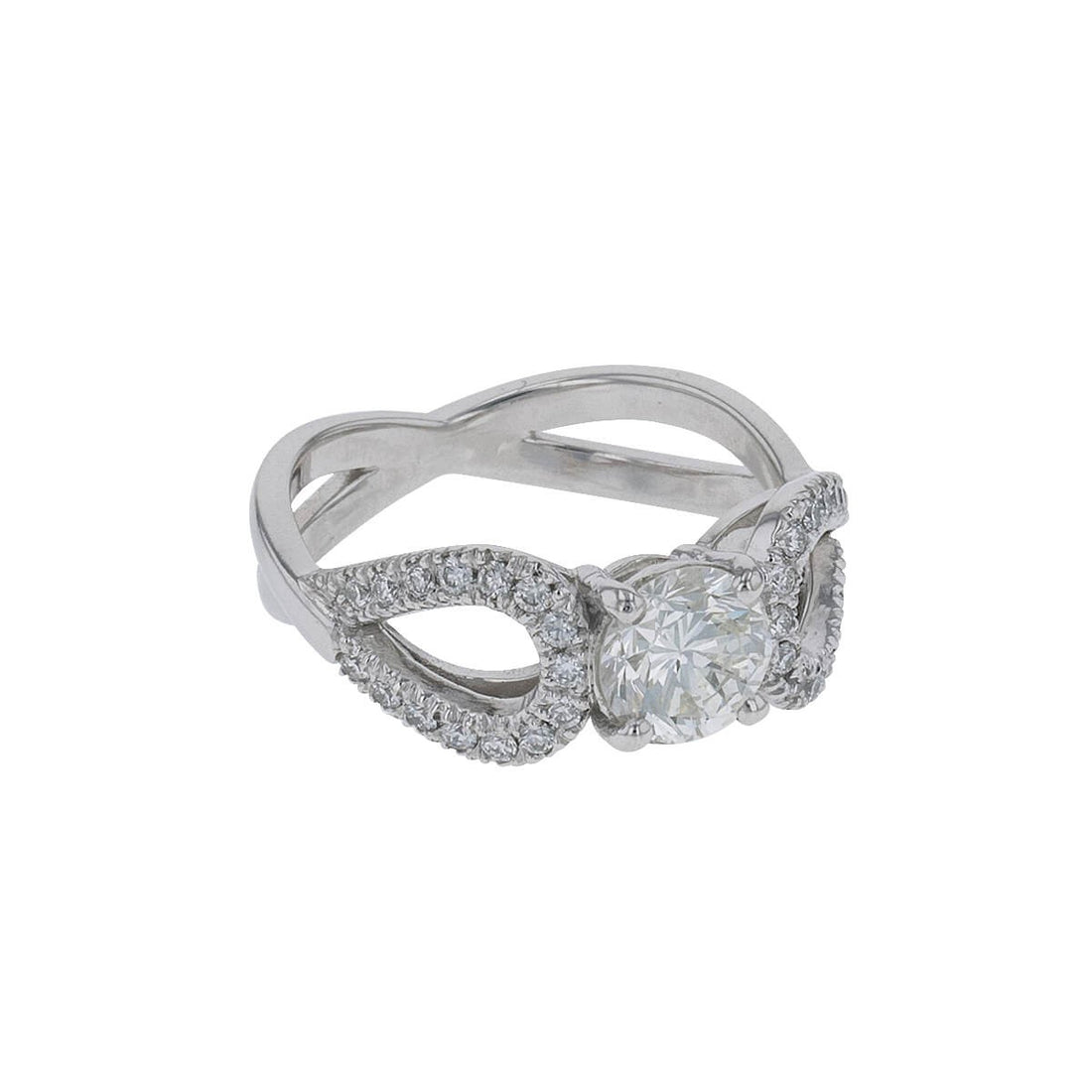 Diamonds and gold ring - LFG pre-certificate 1,30 ct G SI1