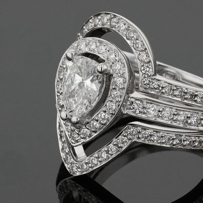 Diamonds and gold ring