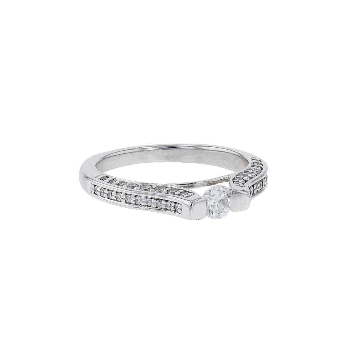 Diamonds and gold ring