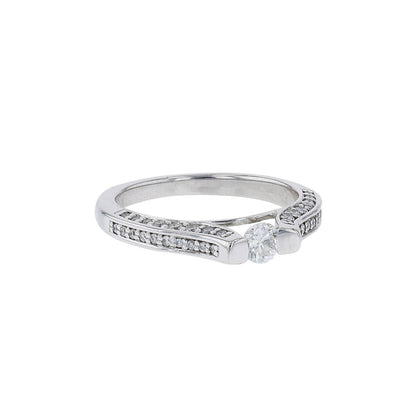 Diamonds and gold ring