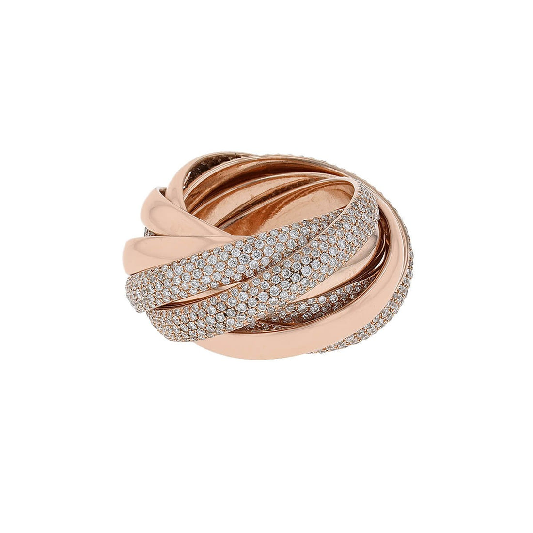 Diamonds and gold ring