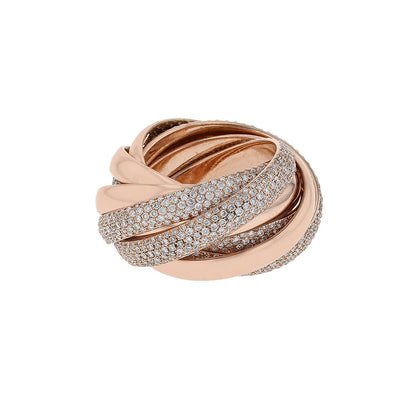 Diamonds and gold ring