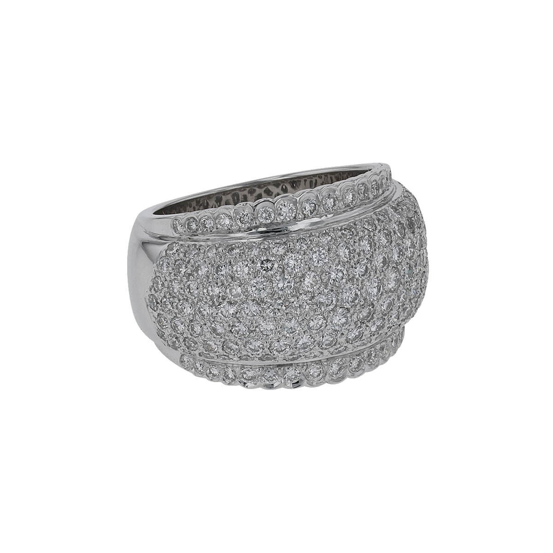 Diamonds and gold ring
