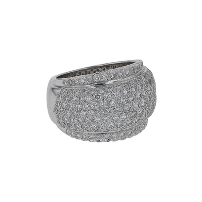 Diamonds and gold ring