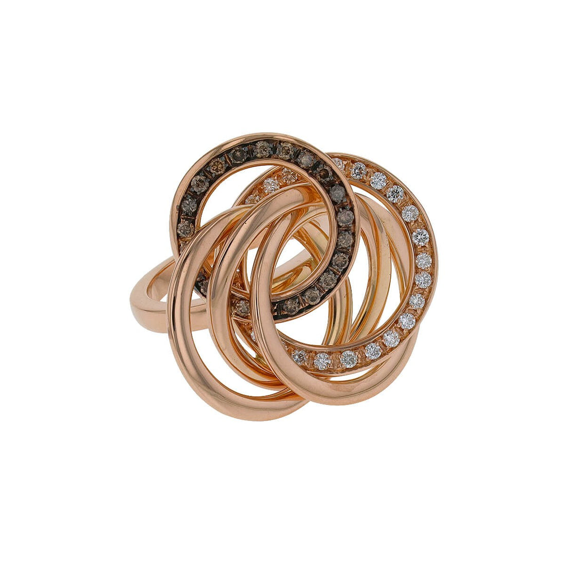 Diamonds and gold ring