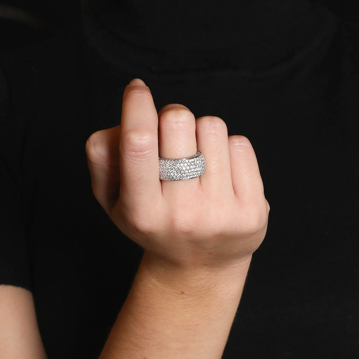 Diamonds and gold ring