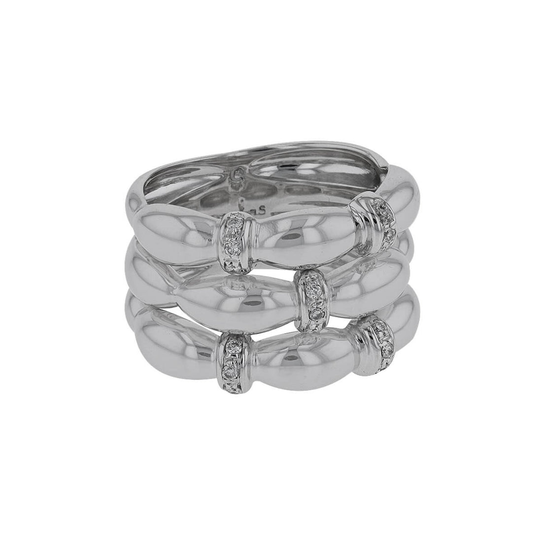 Diamonds and gold ring