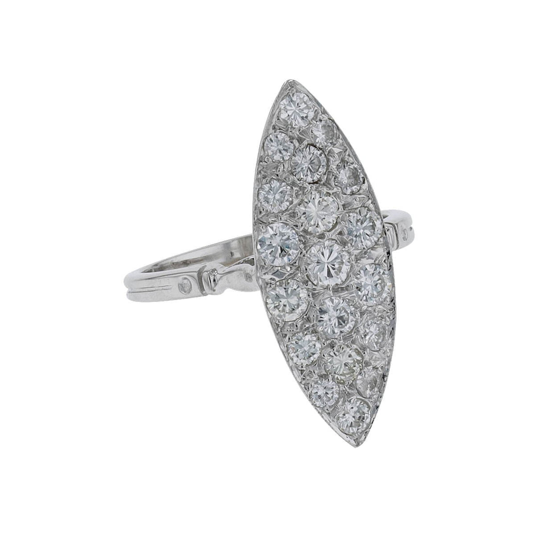 Diamonds and gold ring