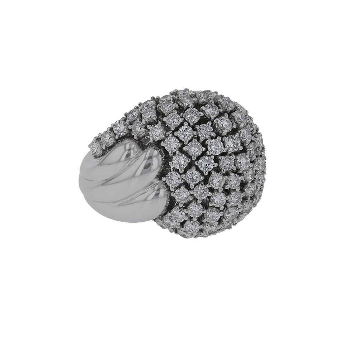 Diamonds and gold ring
