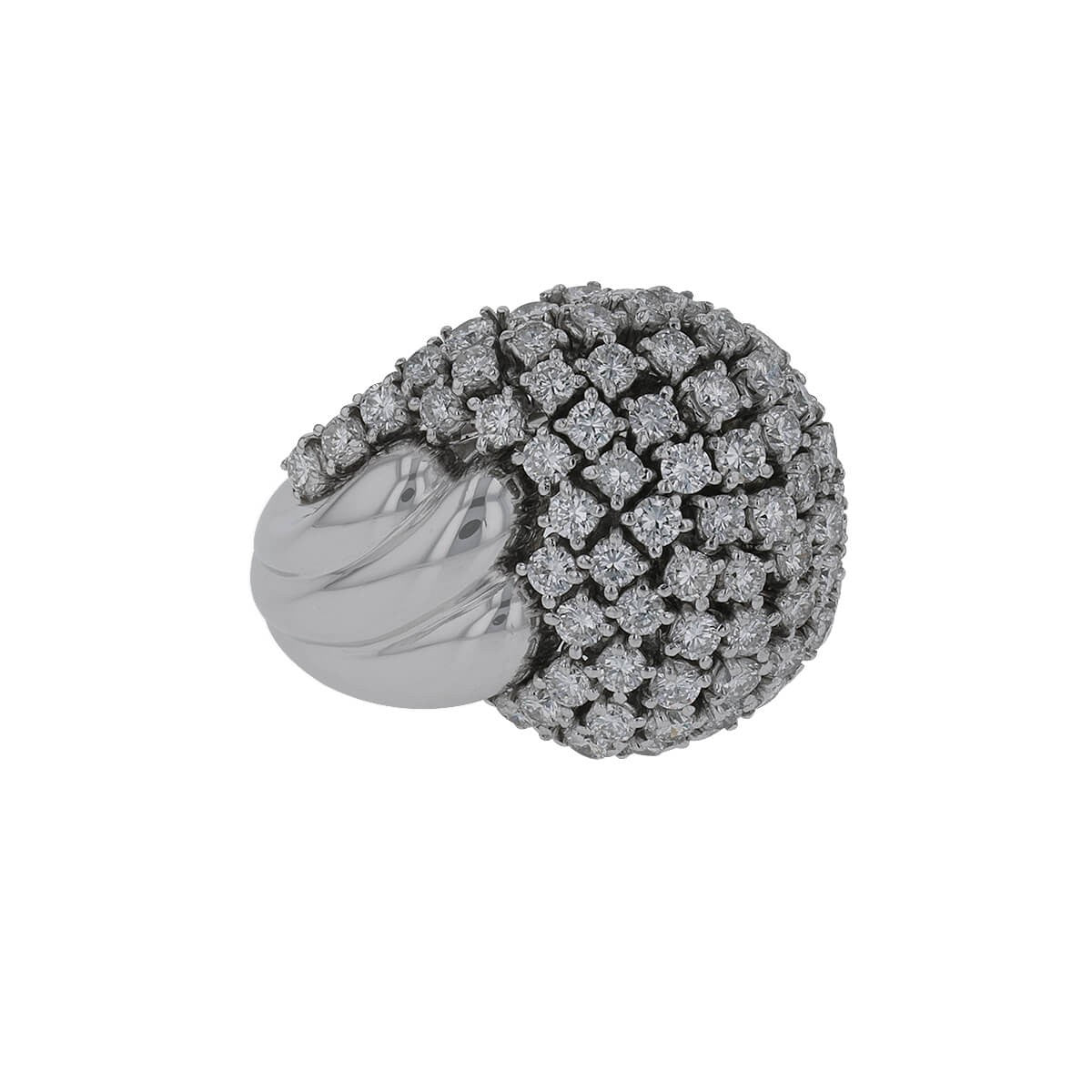 Diamonds and gold ring