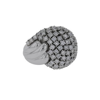Diamonds and gold ring