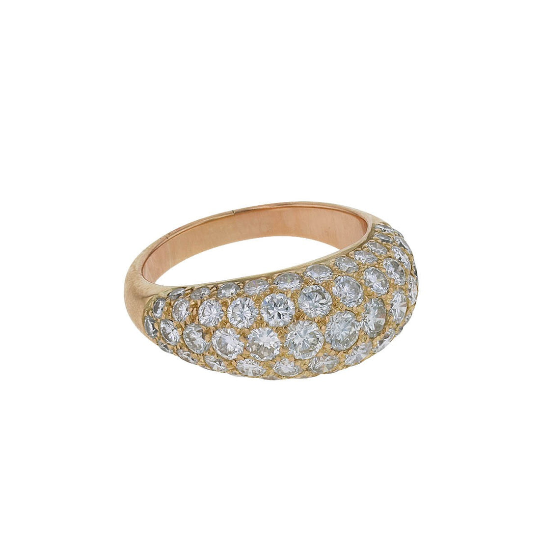 Diamonds and gold ring