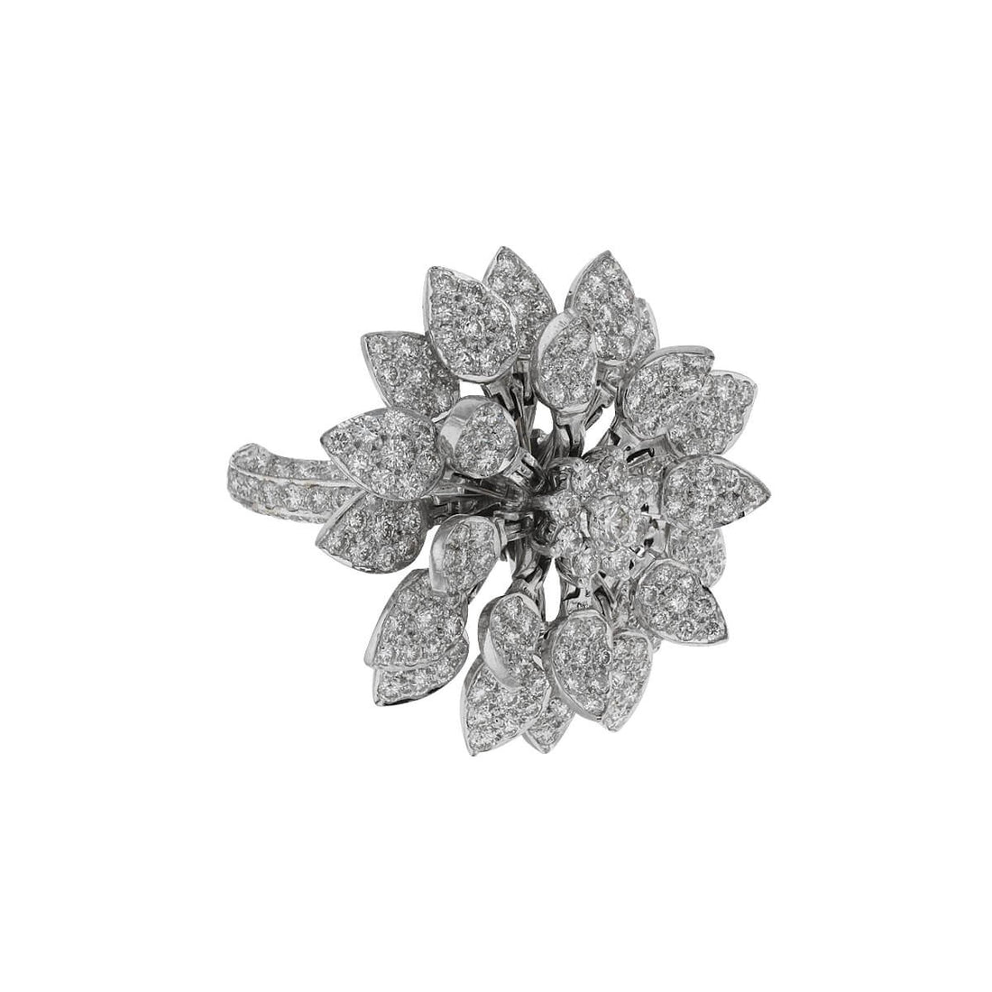 Diamonds and gold ring