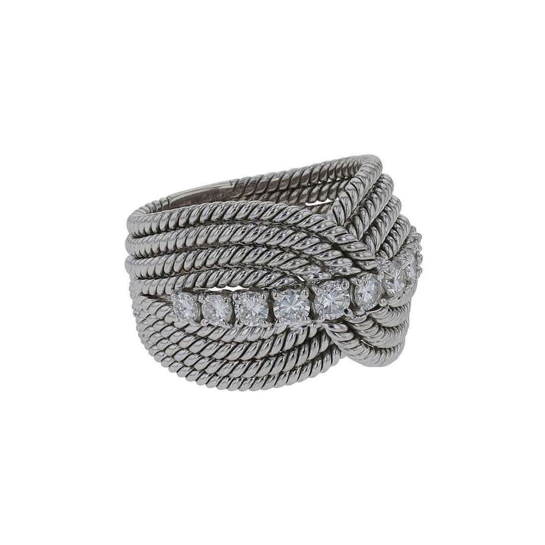 Diamonds and gold ring