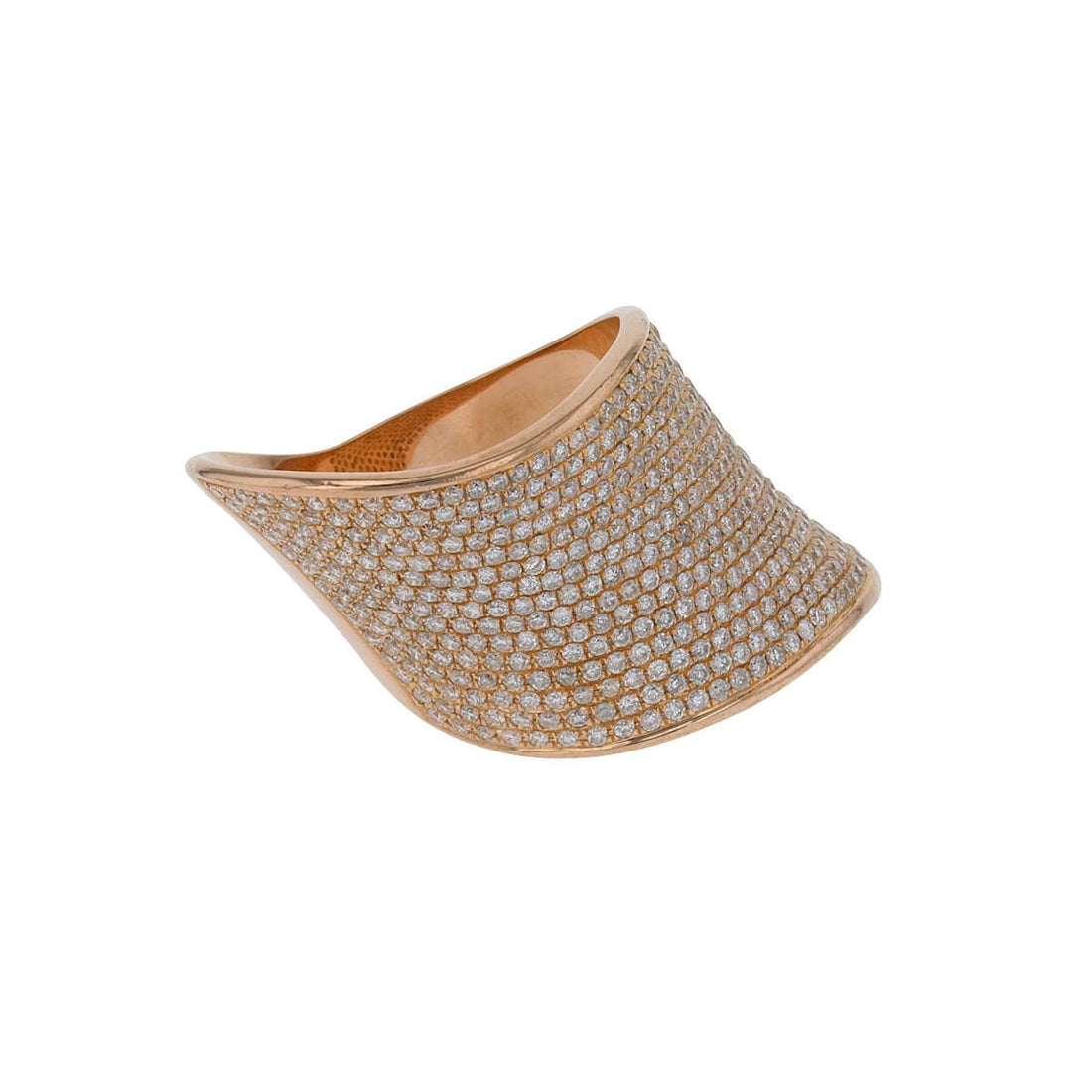 Diamonds and gold ring