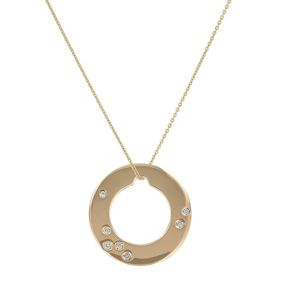 Dinh Van Cible diamonds and gold necklace
