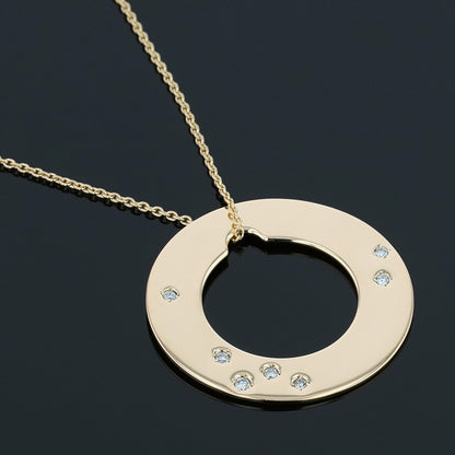 Dinh Van Cible diamonds and gold necklace