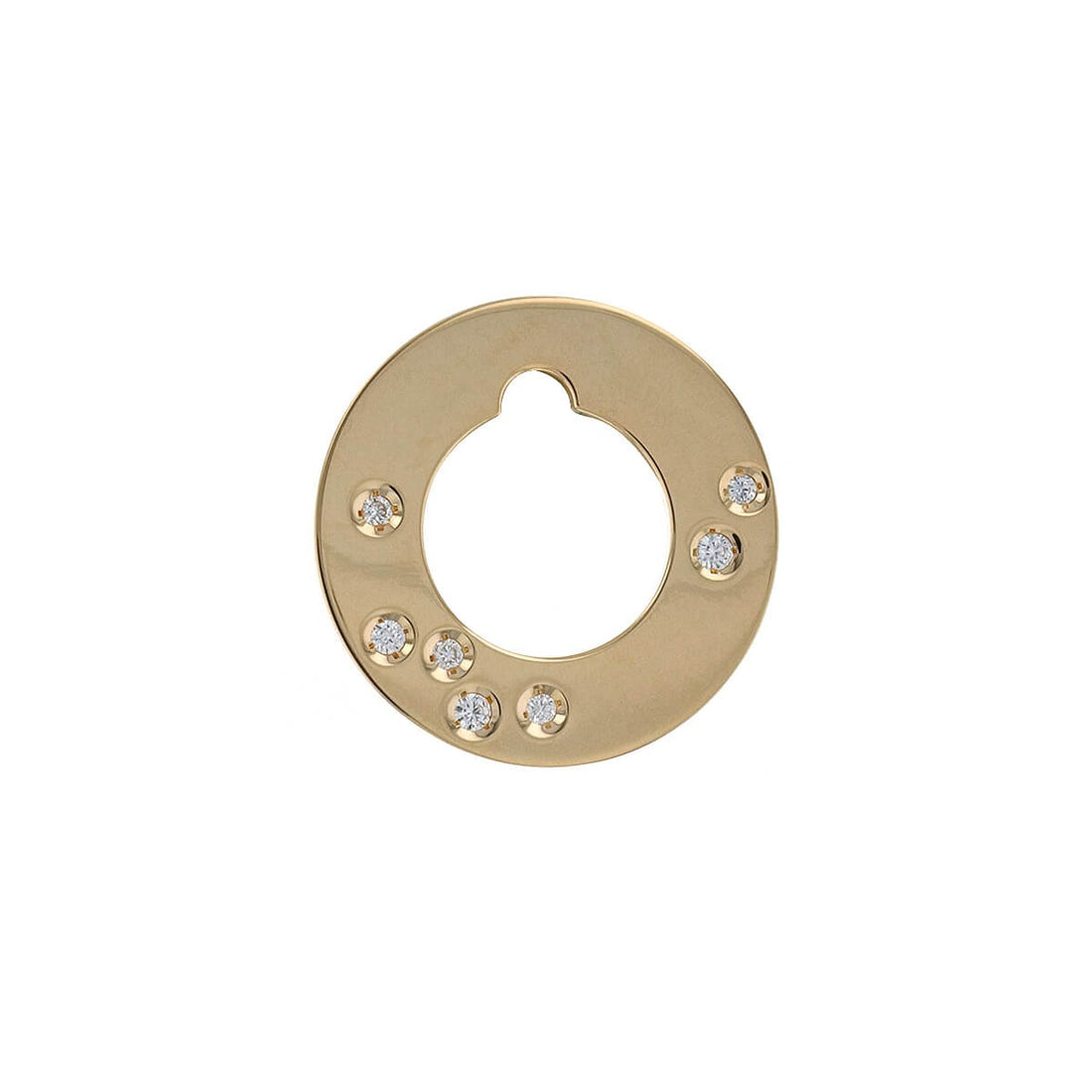 Dinh Van Cible diamonds and gold pendant