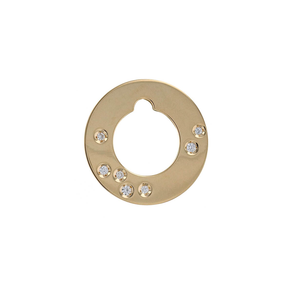 Dinh Van Cible diamonds and gold pendant