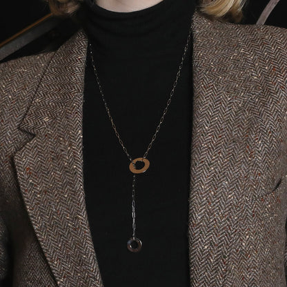 Dinh Van Cible gold necklace