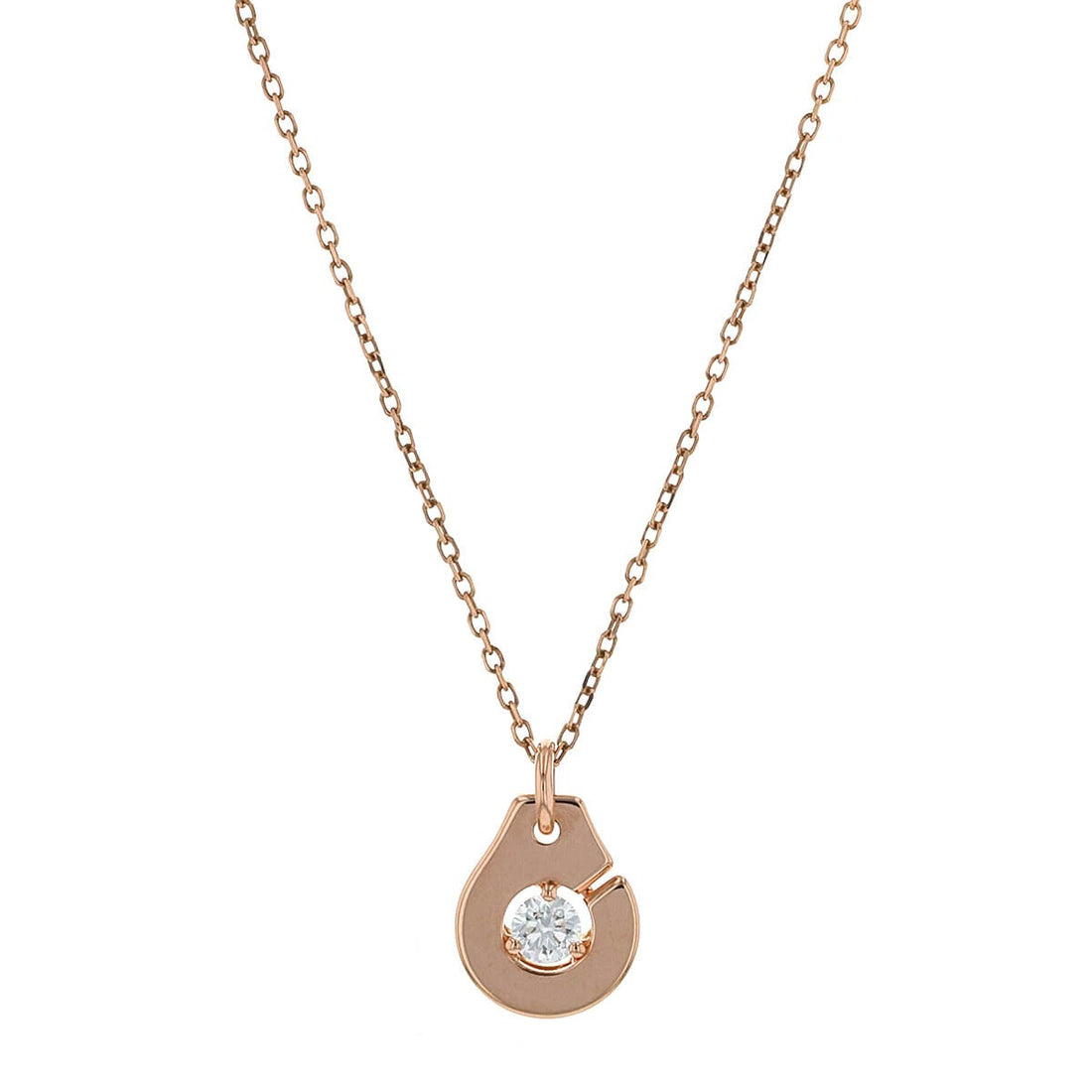 Dinh Van Menottes gold and diamond necklace
