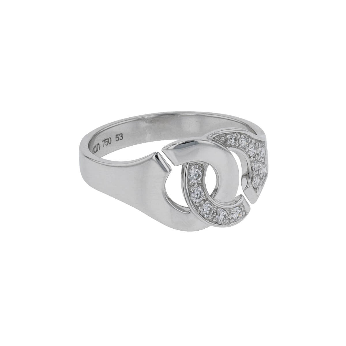 Dinh Van Menottes R10 diamonds and gold ring