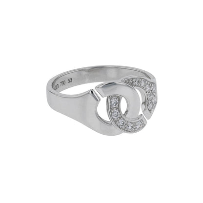 Dinh Van Menottes R10 diamonds and gold ring