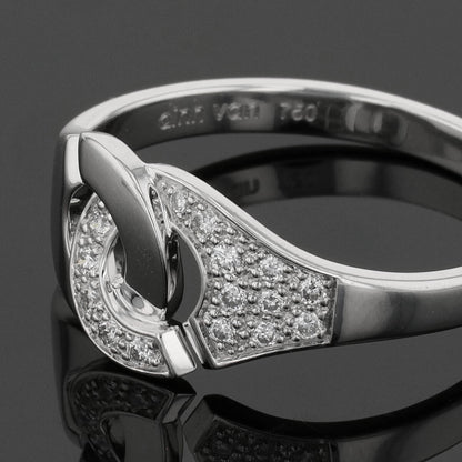 Dinh Van Menottes R8 diamonds and gold ring