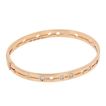Dinh Van Pulse diamonds and gold bracelet