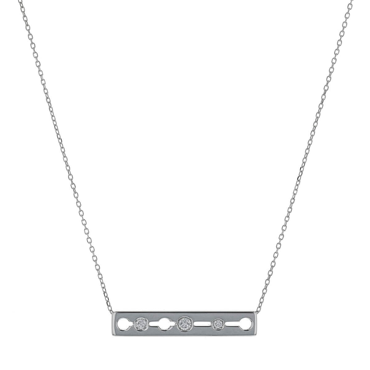 Dinh Van Pulse diamonds and gold necklace