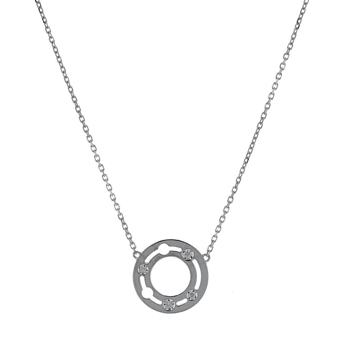 Dinh Van Pulse diamonds and gold necklace