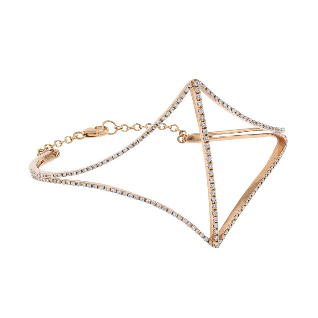 Djula diamonds and gold bracelet