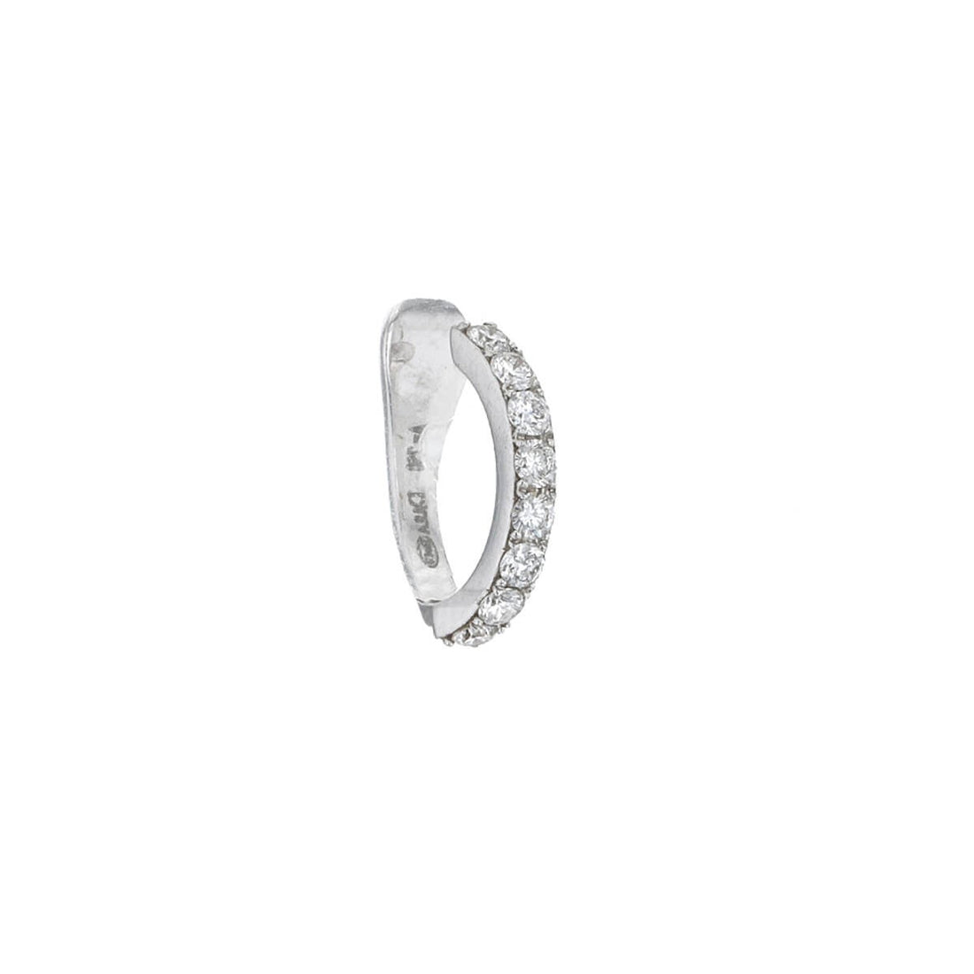 Djula diamonds and gold mono ear jewel