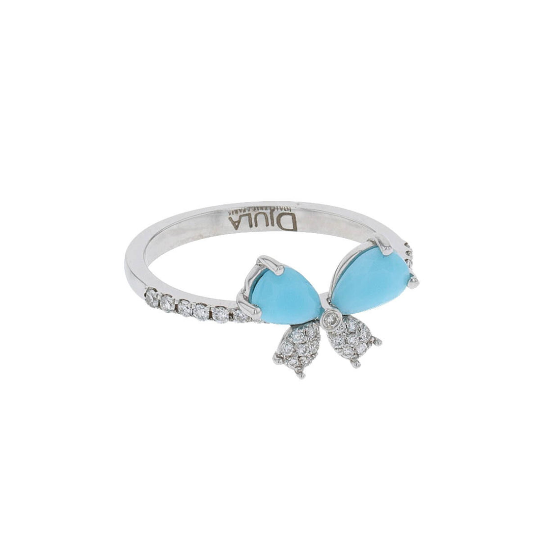 Djula Precious turquoise, diamonds and gold ring