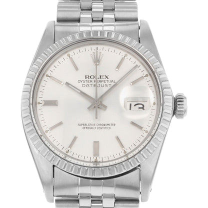Rolex Datejust Stainless Steel Silver Sticks Dial Automatic Mens Watch 16030