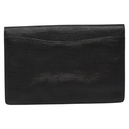 Louis Vuitton Epi Montaigne 27 Clutch Bag Black M 52652 Lv Auth