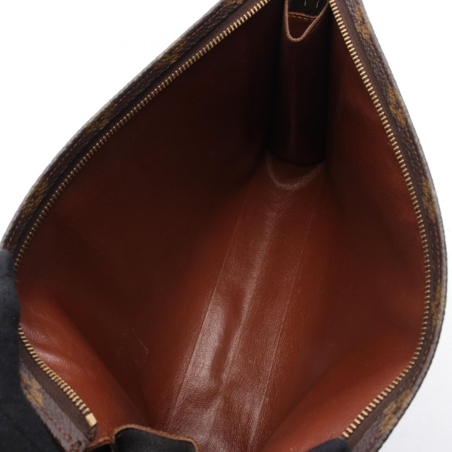 Louis Vuitton Posh Cracking Ted 26 Brown Business Bag Clutch Bag M 47542