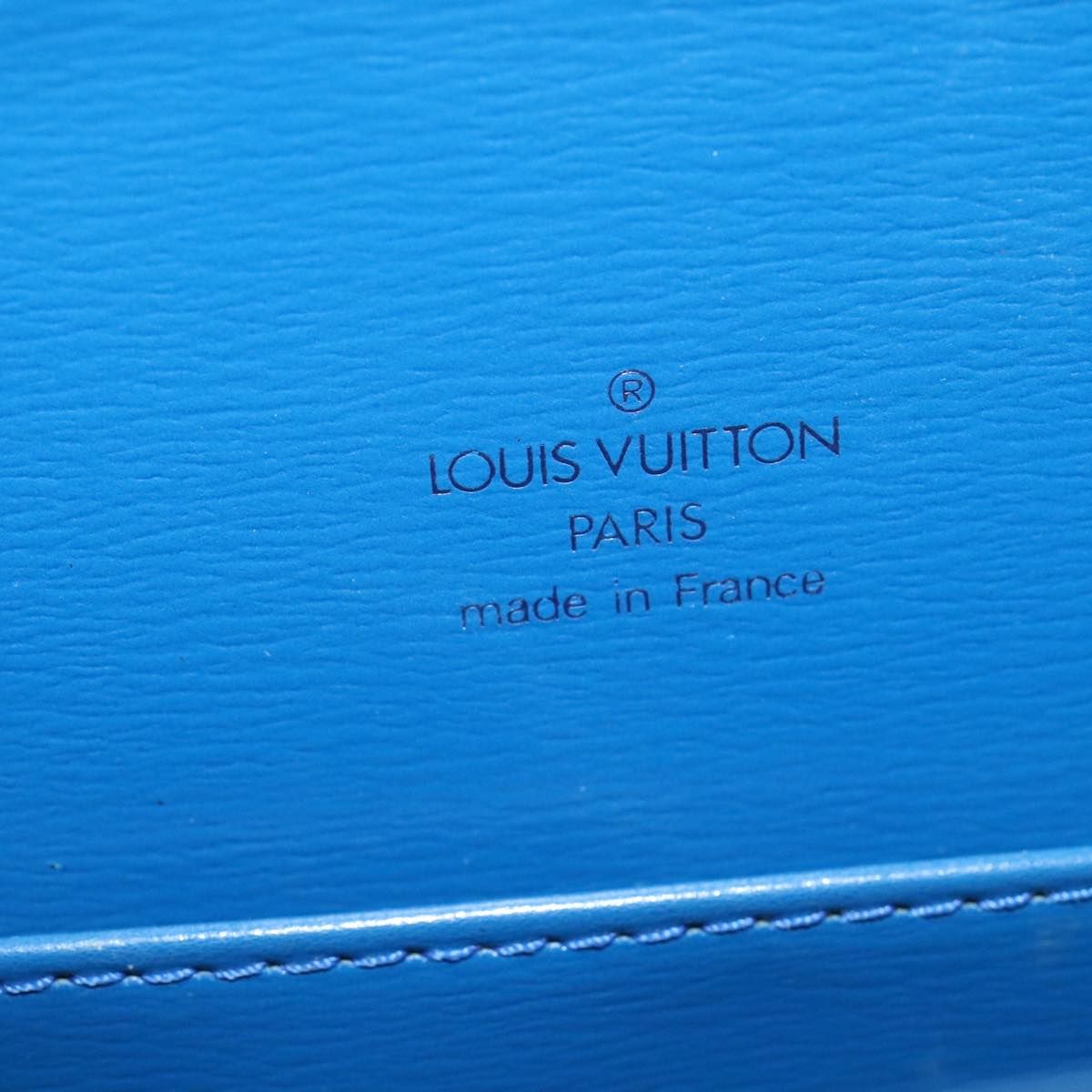 Louis Vuitton Epi Capuchin Shoulder Bag Blue M 52345 Lv Auth