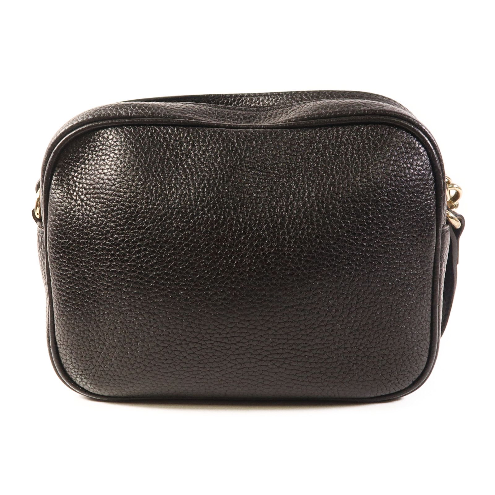 Gucci Cowhide Leather Shoulder Bag Black Calfskin (cowhide) 308364