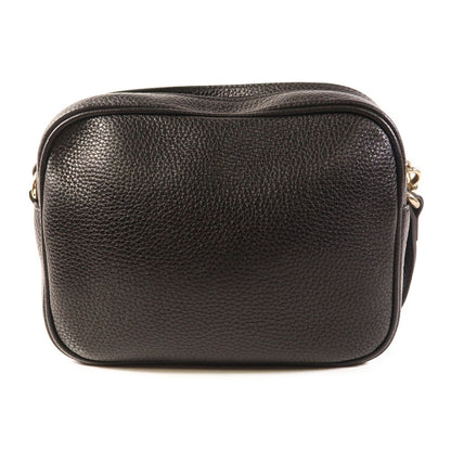 Gucci Cowhide Leather Shoulder Bag Black Calfskin (cowhide) 308364