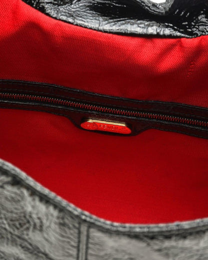 Fendi Patent FF Shoulder Bag